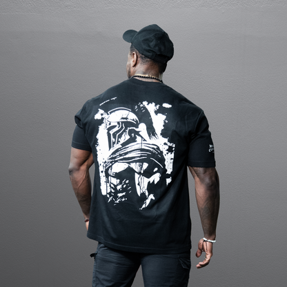 Muscle Contest Oversize Black Spartan T-Shirt