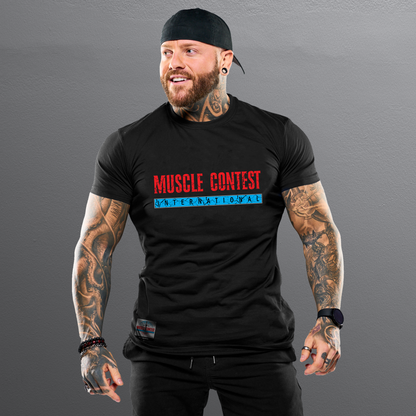 Muscle Contest Classic Black Standard Tee